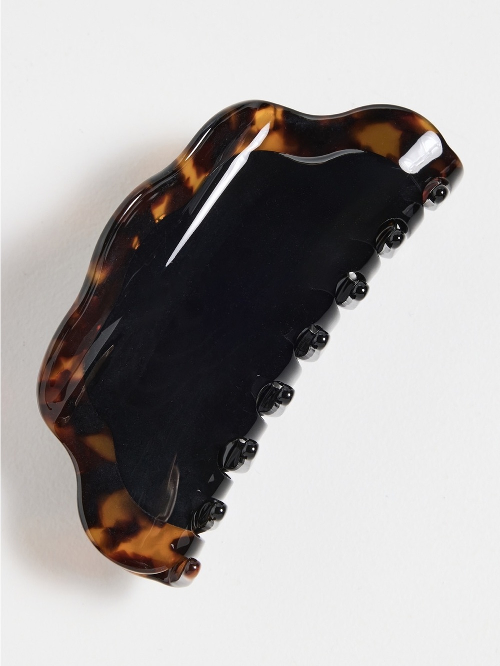 Lele Sadoughi Cloud Claw Clip Jet Tortoise NWT